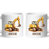 Big Digs Ahead - Personalised Kids Mug