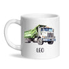 Dump Truck Delight - Personalised Kids Mug