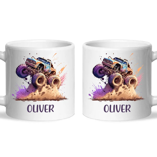 Off-Road Beast - Personalised Monster Truck Kids Mug