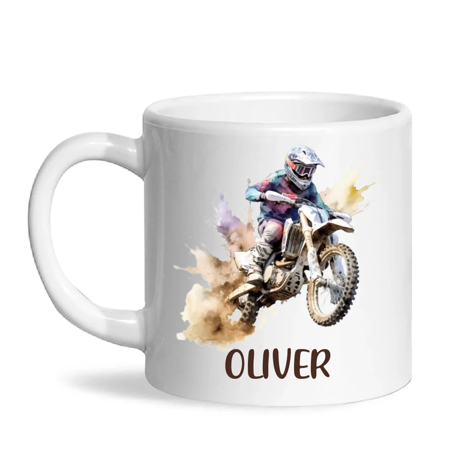 Dirt Dash Racer - Personalised Kids Mug