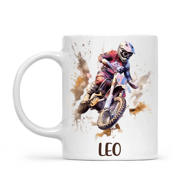 Dirt Track Champion - Personalised Kids Mug