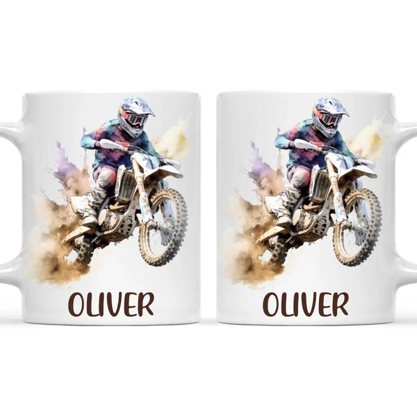 Dirt Dash Racer - Personalised Kids Mug