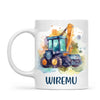 Splashy Digger Fun - Personalised Kids Mug