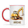 Big Digs Ahead - Personalised Kids Mug