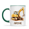 Big Digs Ahead - Personalised Kids Mug