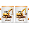 Big Digs Ahead - Personalised Kids Mug