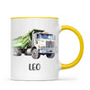 Dump Truck Delight - Personalised Kids Mug