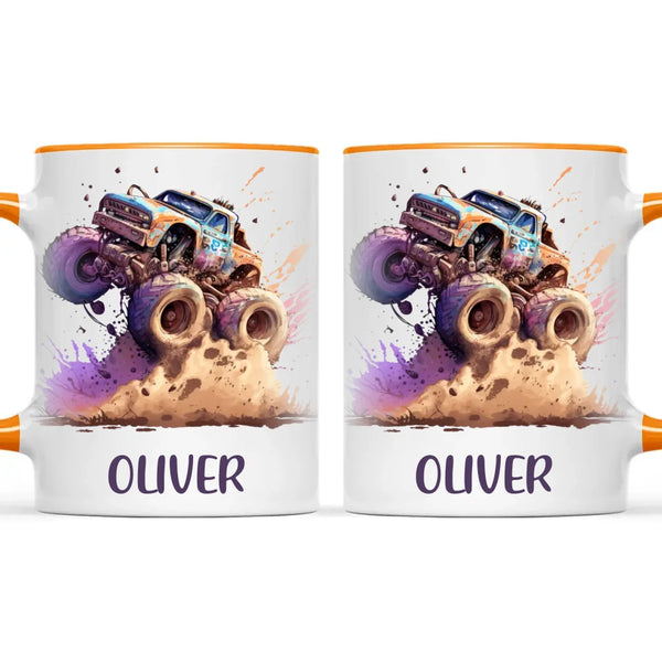 Off-Road Beast - Personalised Monster Truck Kids Mug