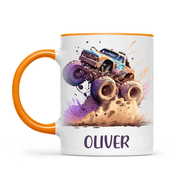 Off-Road Beast - Personalised Monster Truck Kids Mug