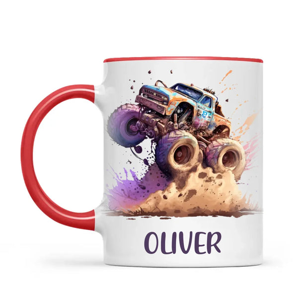 Off-Road Beast - Personalised Monster Truck Kids Mug