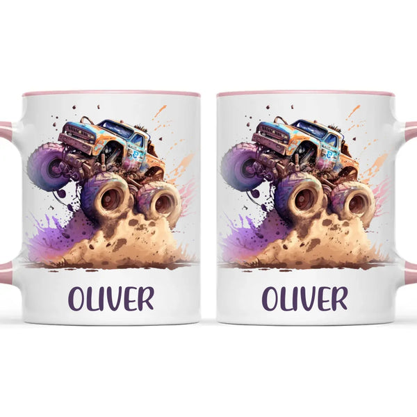 Off-Road Beast - Personalised Monster Truck Kids Mug