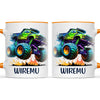 Neon Fury Truck - Personalised Kids Mug