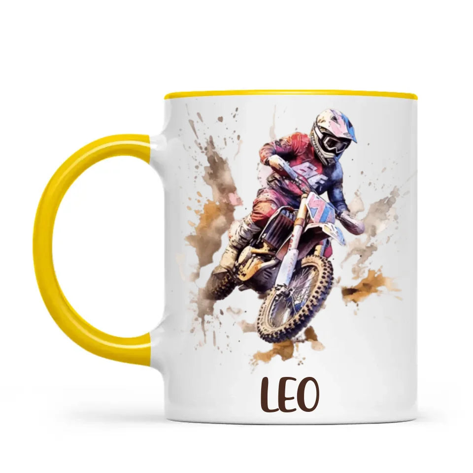 Dirt Track Champion - Personalised Kids Mug