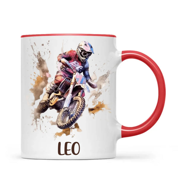 Dirt Track Champion - Personalised Kids Mug