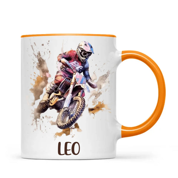 Dirt Track Champion - Personalised Kids Mug