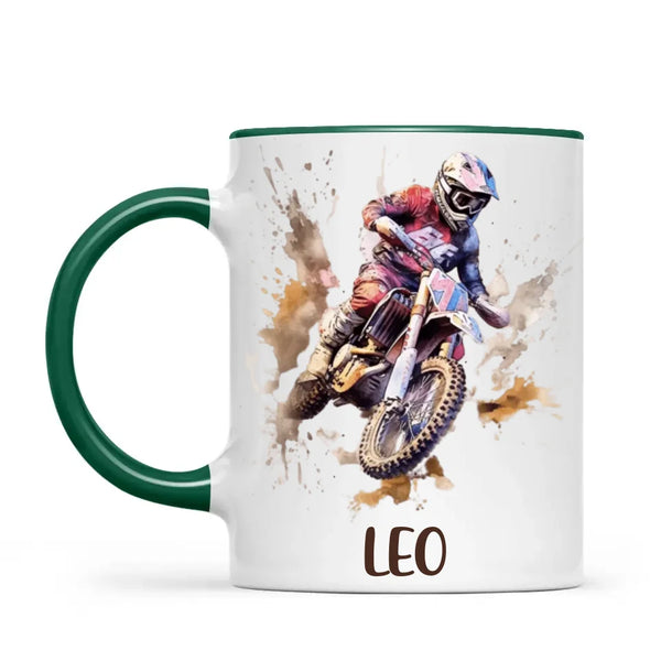 Dirt Track Champion - Personalised Kids Mug