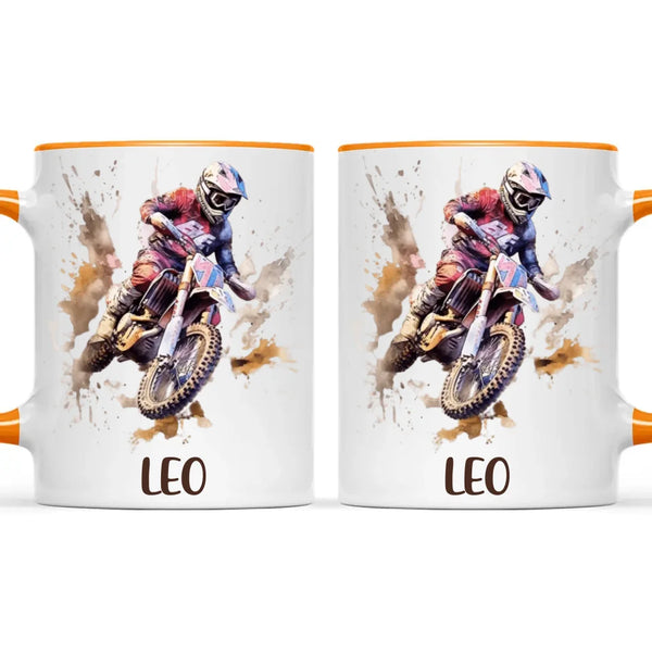 Dirt Track Champion - Personalised Kids Mug