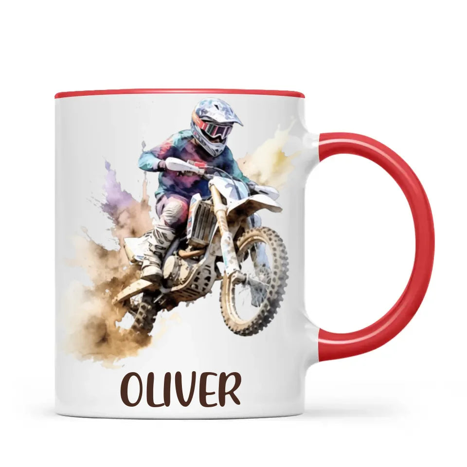 Dirt Dash Racer - Personalised Kids Mug