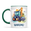 Splashy Digger Fun - Personalised Kids Mug