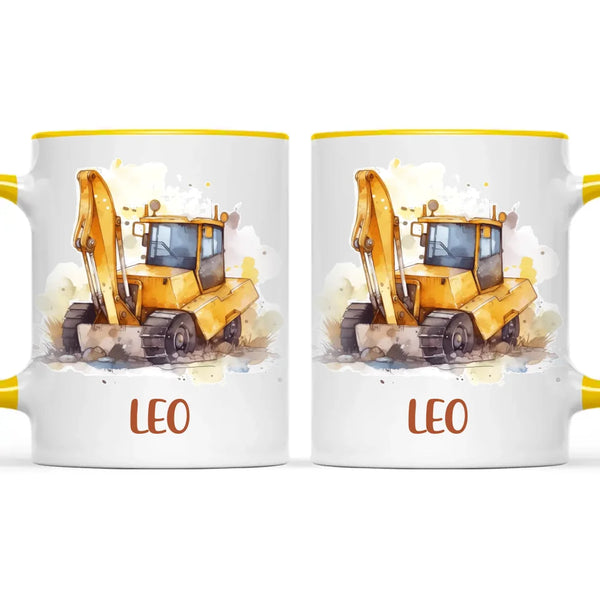 Splatter and Dig - Personalised Kids Mug