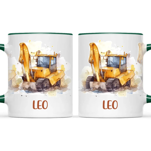 Splatter and Dig - Personalised Kids Mug