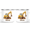 Big Digs Ahead - Personalised Kids Mug