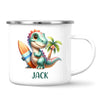 Wave Rider Dino - Personalised Kids Mug