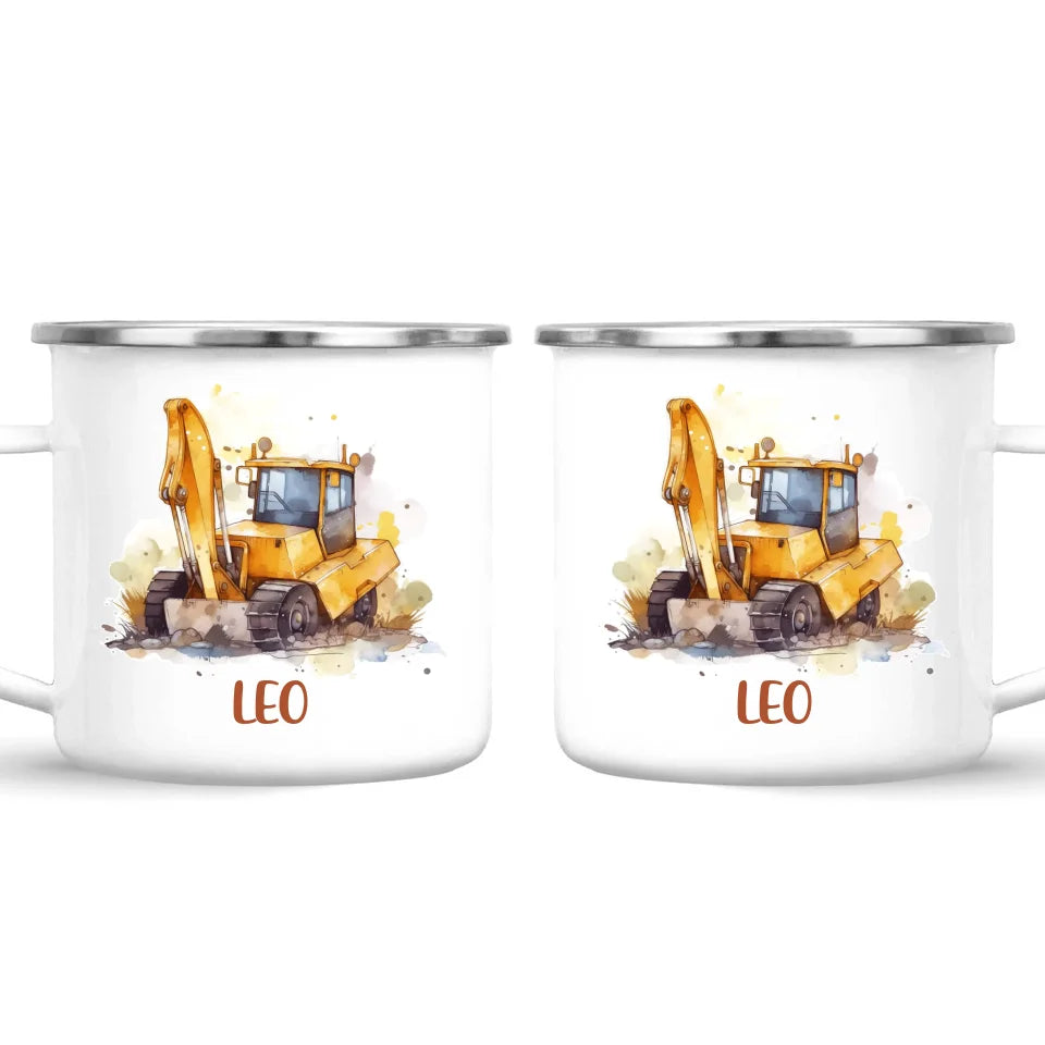 Splatter and Dig - Personalised Kids Mug