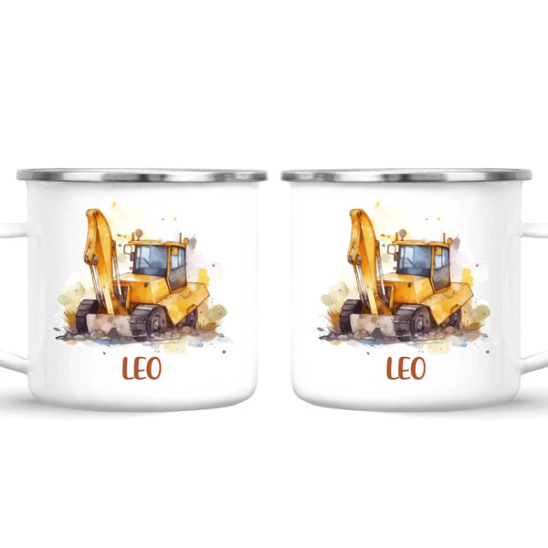 Splatter and Dig - Personalised Kids Mug