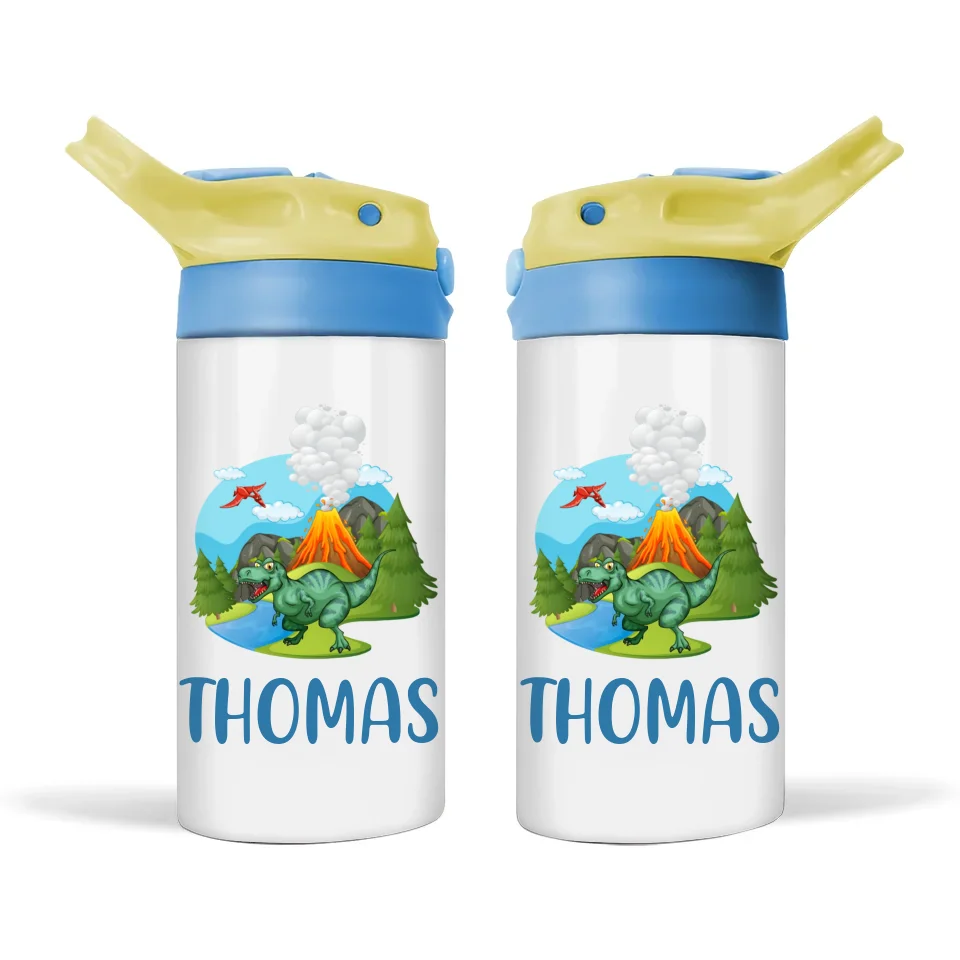 Jurassic Jungle-Personalized Sippy Bottle