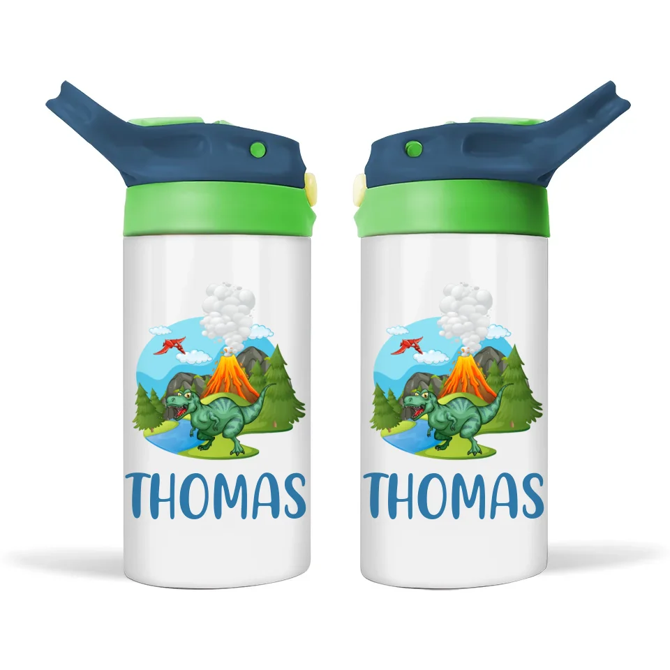 Jurassic Jungle-Personalized Sippy Bottle