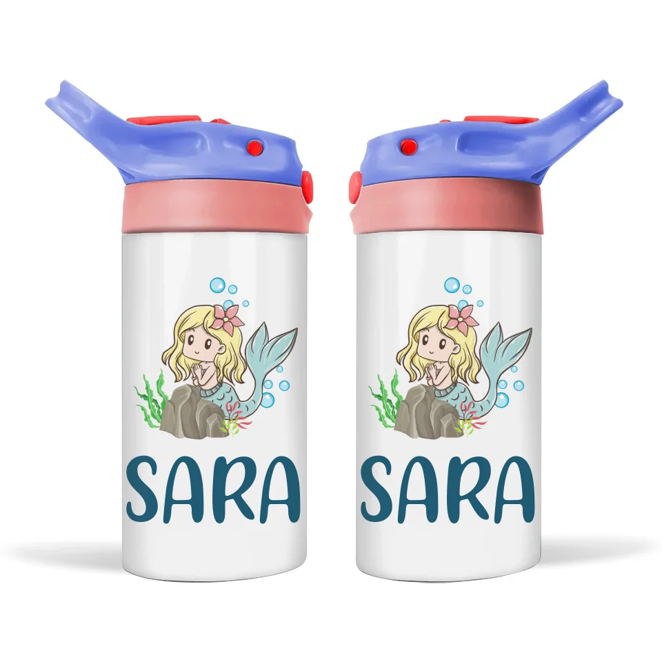 Mermaid Lagoon-Personalised Sippy Bottle