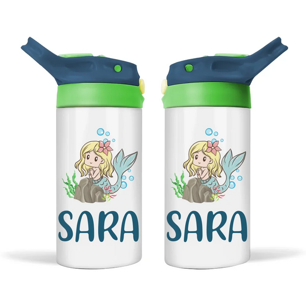 Mermaid Lagoon-Personalised Sippy Bottle