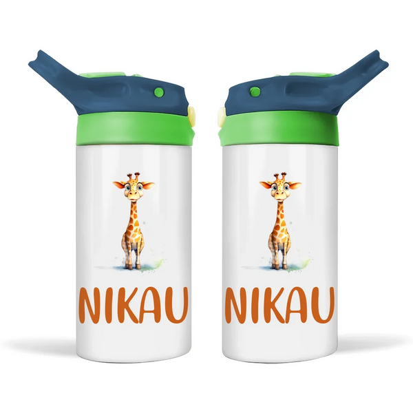 Graceful Giraffe - Personalised Sippy Bottle