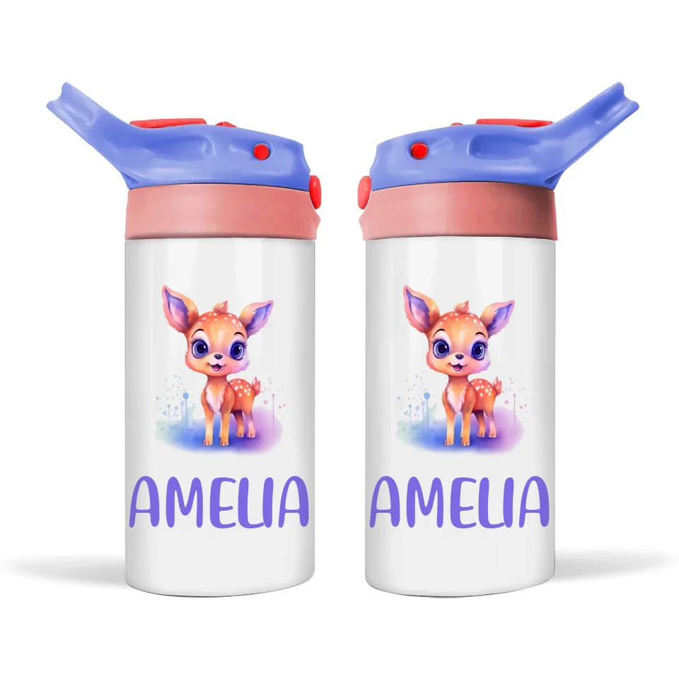 Darling Deer - Personalised Sippy Bottle