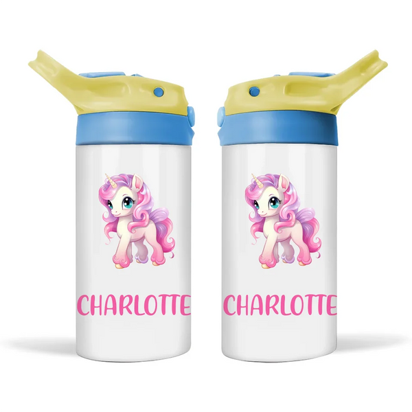 Magical Unicorn - Personalised Sippy Bottle