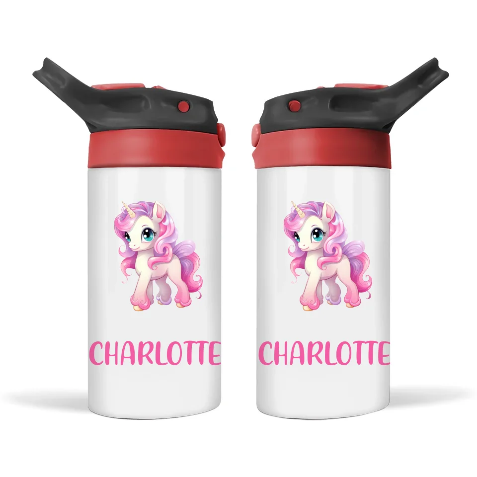 Magical Unicorn - Personalised Sippy Bottle