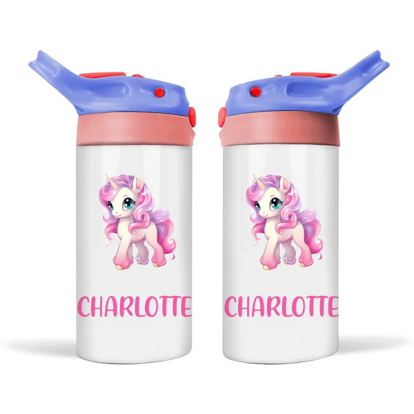 Magical Unicorn - Personalised Sippy Bottle