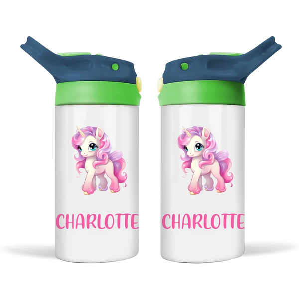 Magical Unicorn - Personalised Sippy Bottle