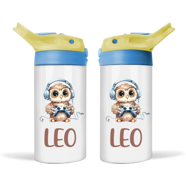 Owl Gaming Oasis - Personalised Sippy Bottle