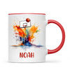 Personalised Basketball Mug with Name – Perfect Gift for Young Ballers