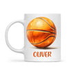 Personalised Kids Basketball Mug – Custom Name Gift for Young Players