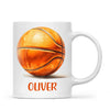 Personalised Kids Basketball Mug – Custom Name Gift for Young Players