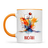 Personalised Basketball Mug with Name – Perfect Gift for Young Ballers