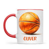 Personalised Kids Basketball Mug – Custom Name Gift for Young Players