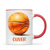 Personalised Kids Basketball Mug – Custom Name Gift for Young Players