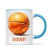 Personalised Kids Basketball Mug – Custom Name Gift for Young Players