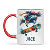 Custom Skateboarding Mug for Kids – Personalised Street Style Gift