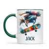 Custom Skateboarding Mug for Kids – Personalised Street Style Gift