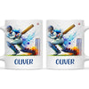 Custom Kids Cricket Mug – Personalised Name Gift for Young Cricket Fans